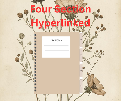 Digital Notebook Hyperlinked PDF Downlaod