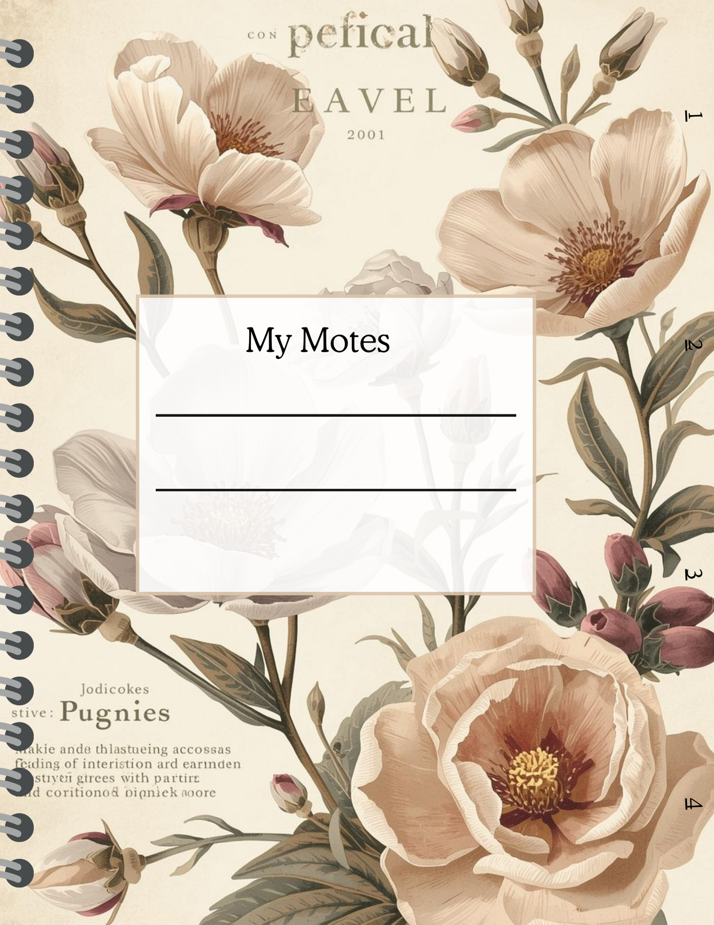 Digital Notebook Hyperlinked PDF Downlaod