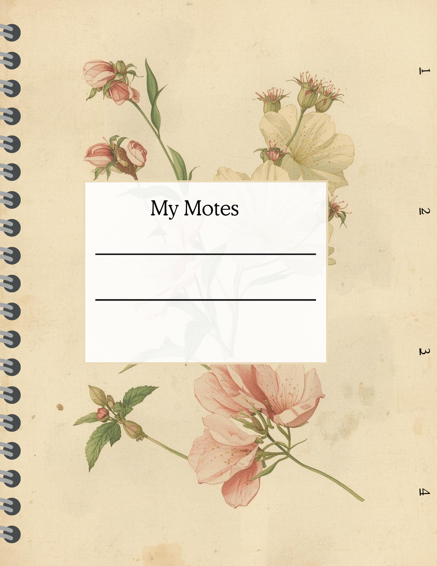 Digital Notebook Hyperlinked PDF Downlaod