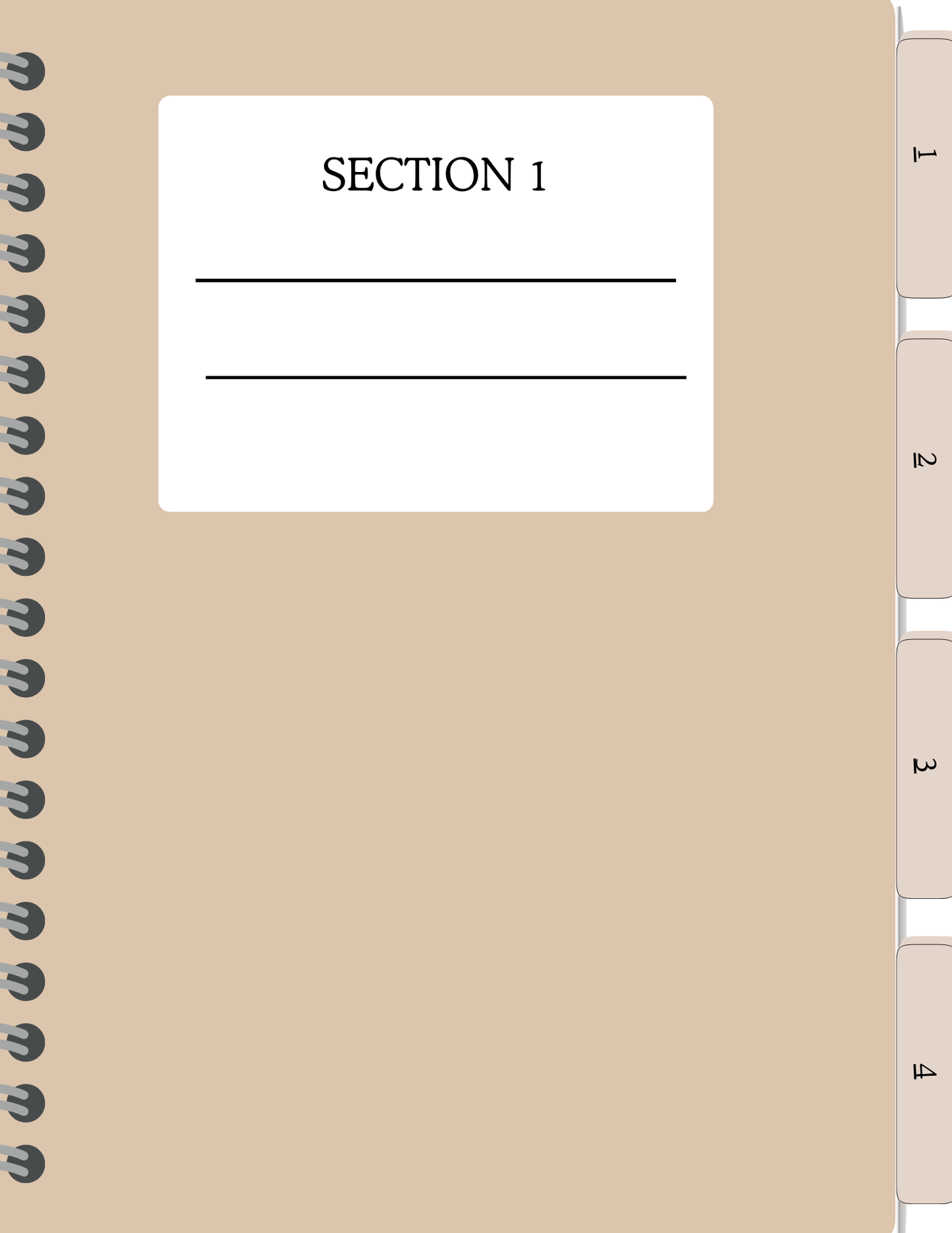 Digital Notebook Hyperlinked PDF Downlaod